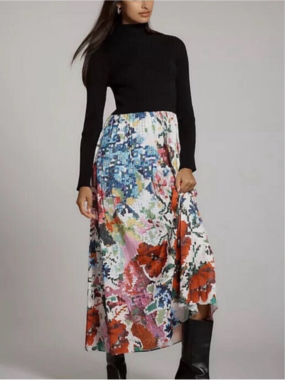 Nwt Anthropologie The Thea Twofer Sweater Dress
